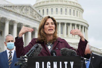 María Elvira Salazar en Capitol Hill/ Lenin Nolly