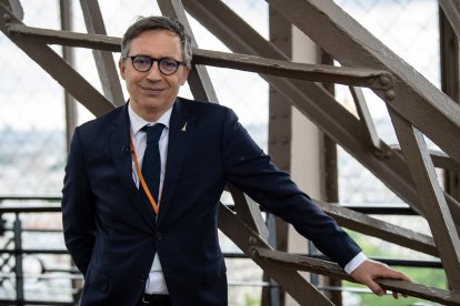 Patrick Branco Ruivo, director general de SETE, la empresa operadora de la Torre Eiffel
