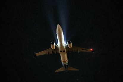 Un Boeing 737 Max de FlyDubai - Imagen de Archivo