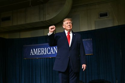 Donald Trump en Denton, Texas/ Kent NISHIMURA