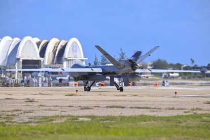 Un dron MQ-9 Reaper de la Fuerza Aérea de los Estados Unidos por Puerto Rico