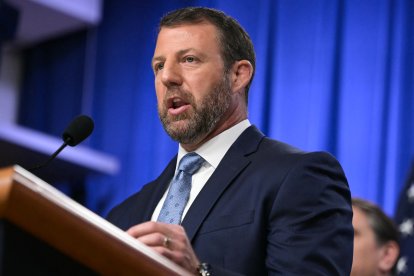 Markwayne Mullin en Washington DC/ Oliver Contreras