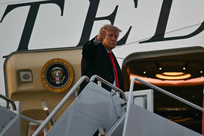 Donald Trump en Anchorage, Alaska/ Kent NISHIMURA