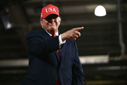 Donald Trump en Kalispell, Montana/ Kent NISHIMURA