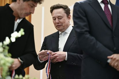 Elon Musk en el Institute of Peace de Washington DC, el 8 de octubre de 2026.