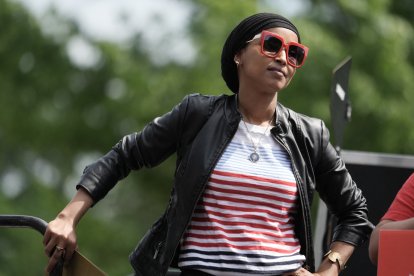 La congresista Ilhan Omar.