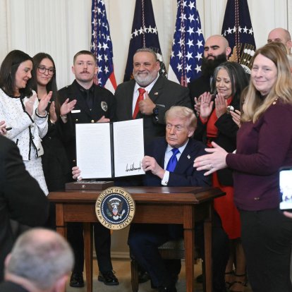 Donald Trump en la Casa Blanca/ Saul Loeb