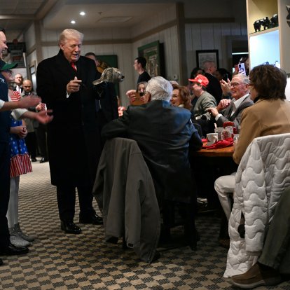 Donald Trump en Iowa/ Brendan Smialowski