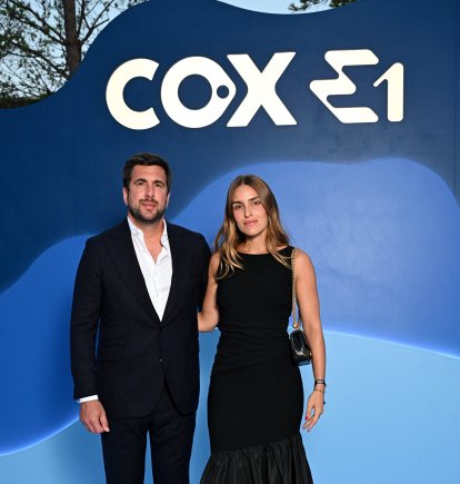 El presidente del Grupo COX, Enrique Riquelme Vives, durante una gala