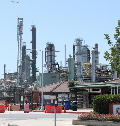 Refinería de petróleo en Los Angeles
