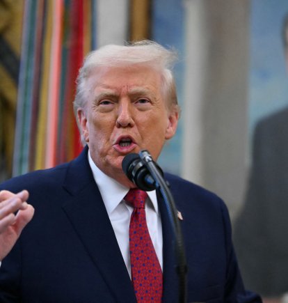 Trump en el Salón Oval/ Andrew Caballero- Reynolds