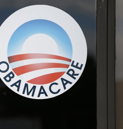 Logo de Obamacare en una compañía de salud en Miami/ Rhona Wise
