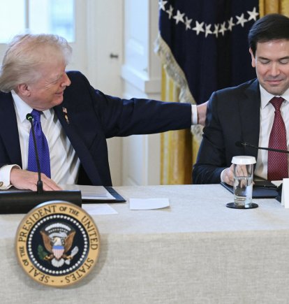 Donald Trump y Marco Rubio en la Casa Blanca/ Saul Loeb