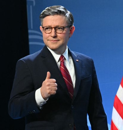 Mike Johnson en Doral, Florida/ Saul Loeb