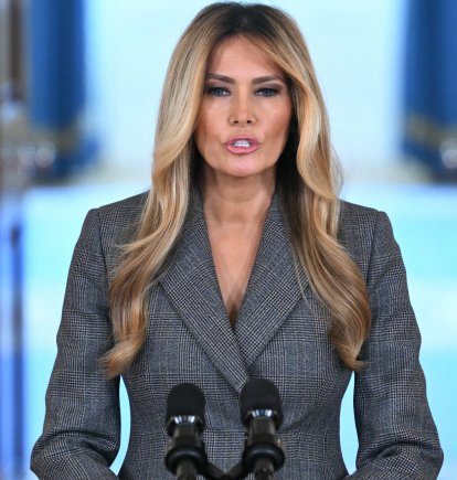 Melania Trump, negando que tuviese vínculos con Jeffrey Epstein