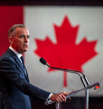 El primer ministro canadiense Mark Carney