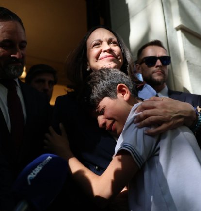 María Corina Machado en Madrid