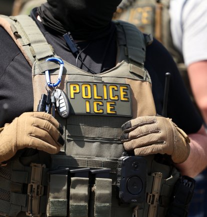 Agentes de ICE en Nueva Jersey/ Charly Triballeau