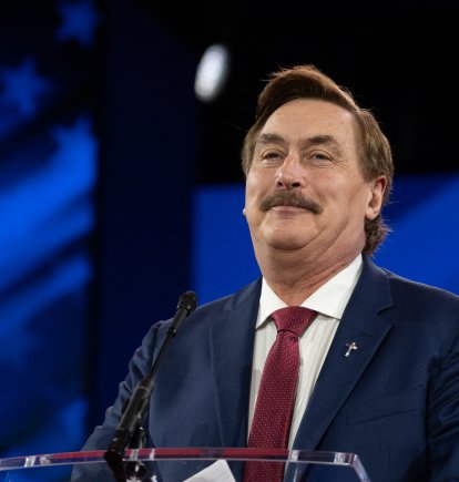 El candidato Mike Lindell.
