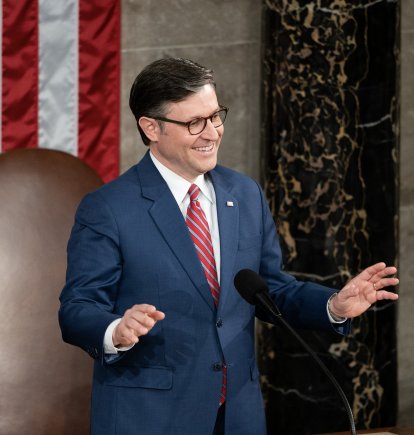 Mike Johnson en Capitol Hill/ Allison ROBBERT