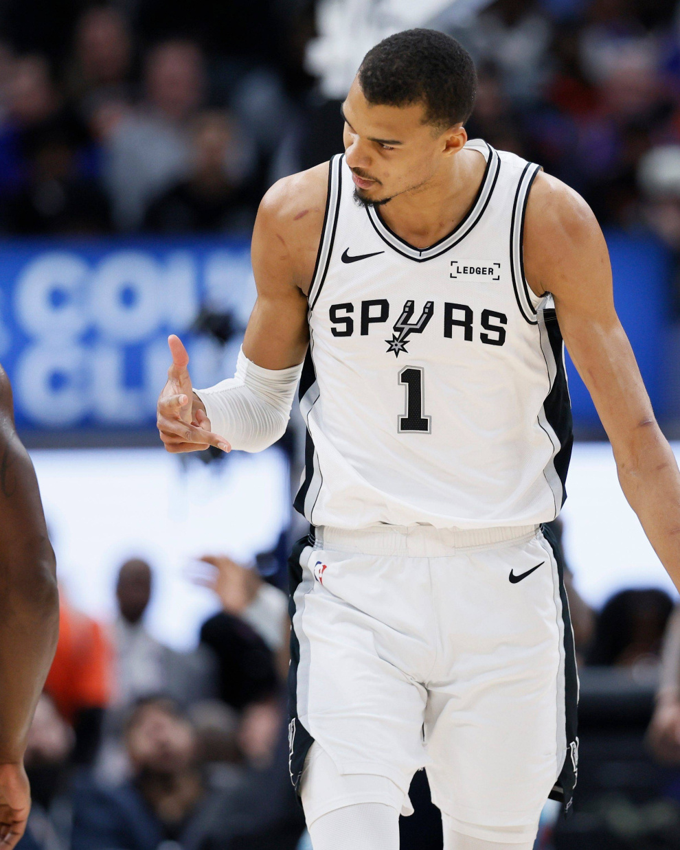 El ala-pívot de los San Antonio Spurs, Victor Wembanyama
