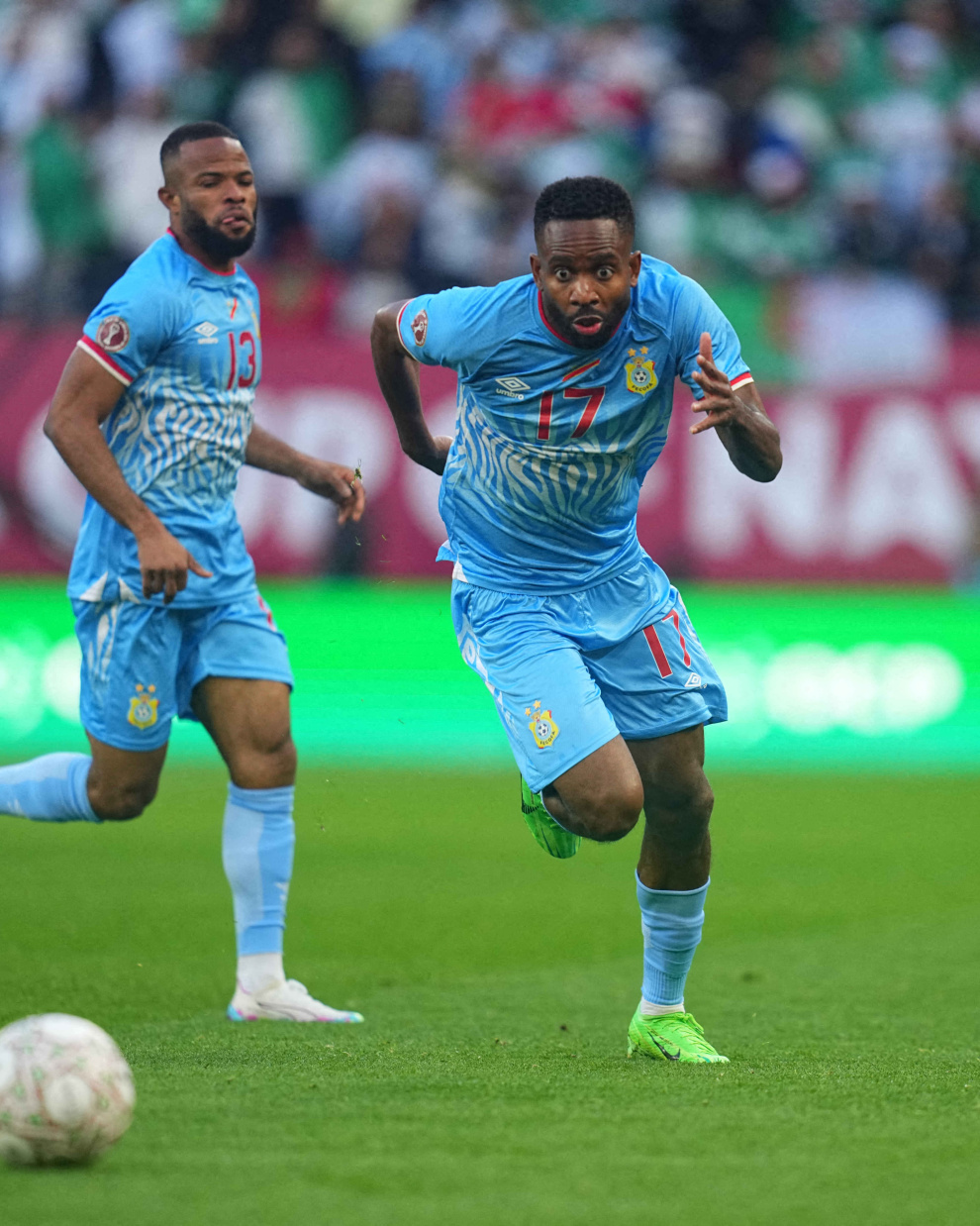 Futbolistas del combinado nacional de la República Democrática del Congo