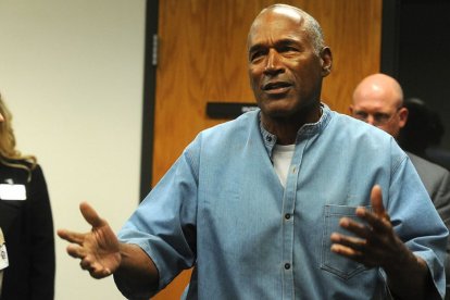 OJ Simpson during his trial.