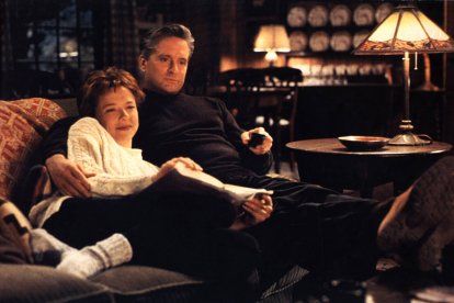 Fotograma de la película de 1995, 'The American President', dirigida por Rob Reiner y protagonizada por Annette Bening y Michael Douglas