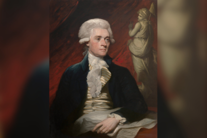 Thomas Jefferson en 1785, retrato del artista británico-estadounidense Mather Brown