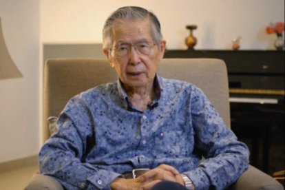 Former Peruvian President Alberto Fujimori.