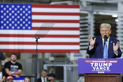 Mitin de Trump en Milwaukee (Wisconsin)