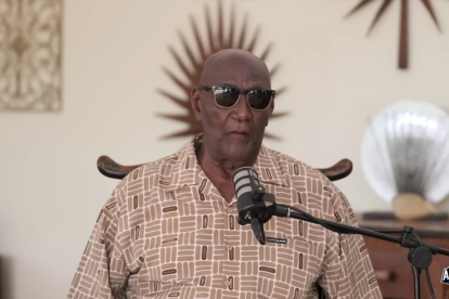 Rico Carty during an interview