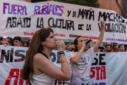 Feminist demonstration against Luis Rubiales