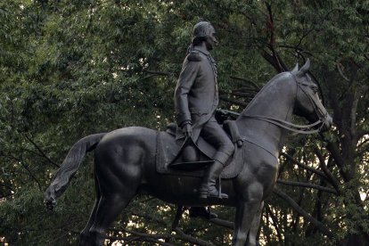 Ceremony honoring Bernardo de Gálvez in Washington.