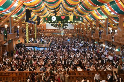 Oktoberfest receives up to seven million visitors.