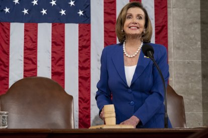 Nancy Pelosi during her time as speaker in 2022