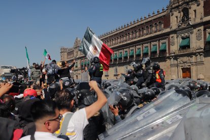 Protesters called by Generation Z clash with police.