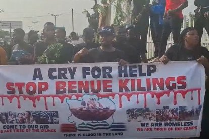 Protestas por los asesinatos de cristianos en Nigeria
