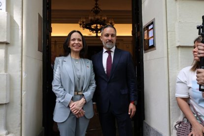 María Corina con Santiago Abascal
