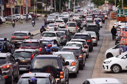 Asunción en hora pico tras una huelga de dos días de conductores de transporte público