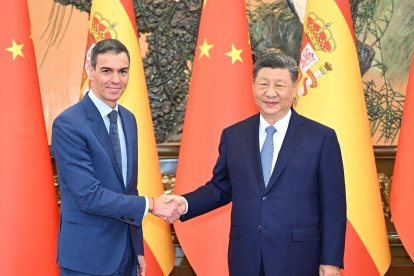 Last meeting of Pedro Sánchez and Xi Jinping. April 2026