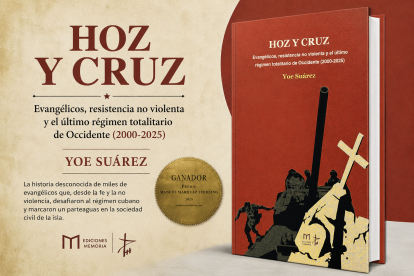 Portada del libro 'Hoz y Cruz' de Yoe Suárez
