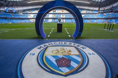 Etihad Stadium, home of Manchester City. File photo