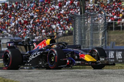 Oracle Red Bull Racing Team single-seater ahead of a Formula 1 Grand Prix. File photo