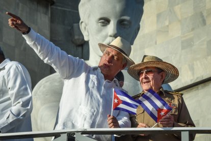 The Cuban regime's leadership: Miguel Díaz-Canel and Raúl Castro
