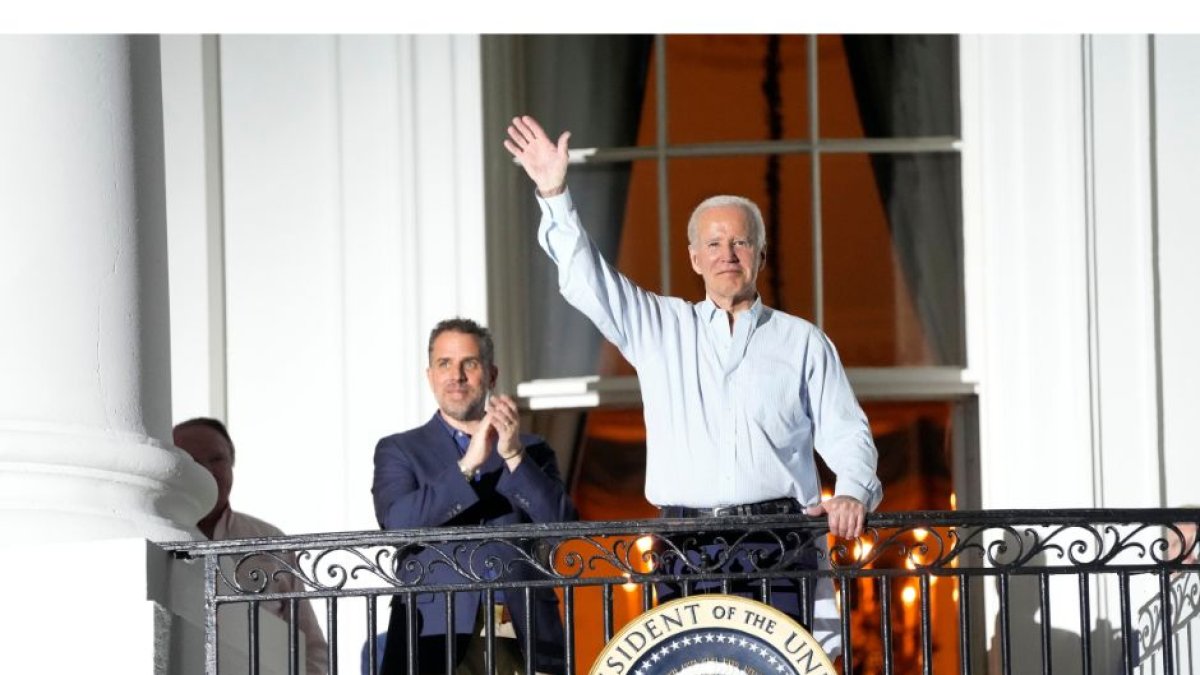 Hunter y Joe Biden