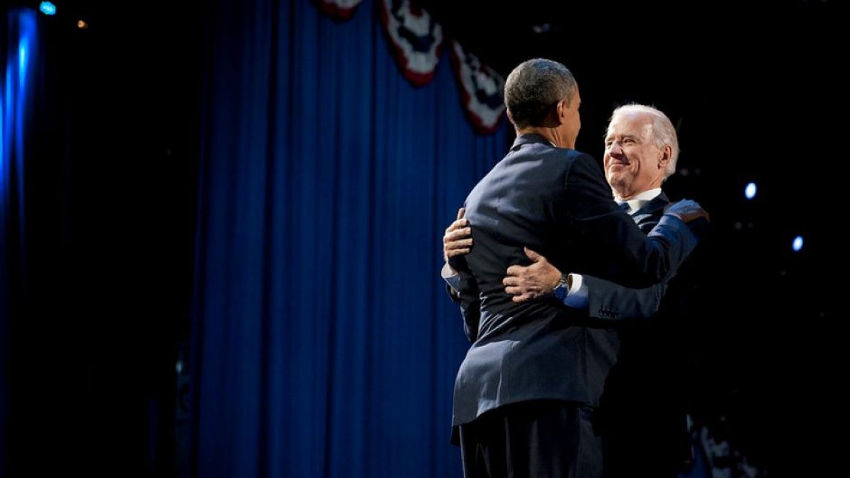 Barack Obama and Joe Biden