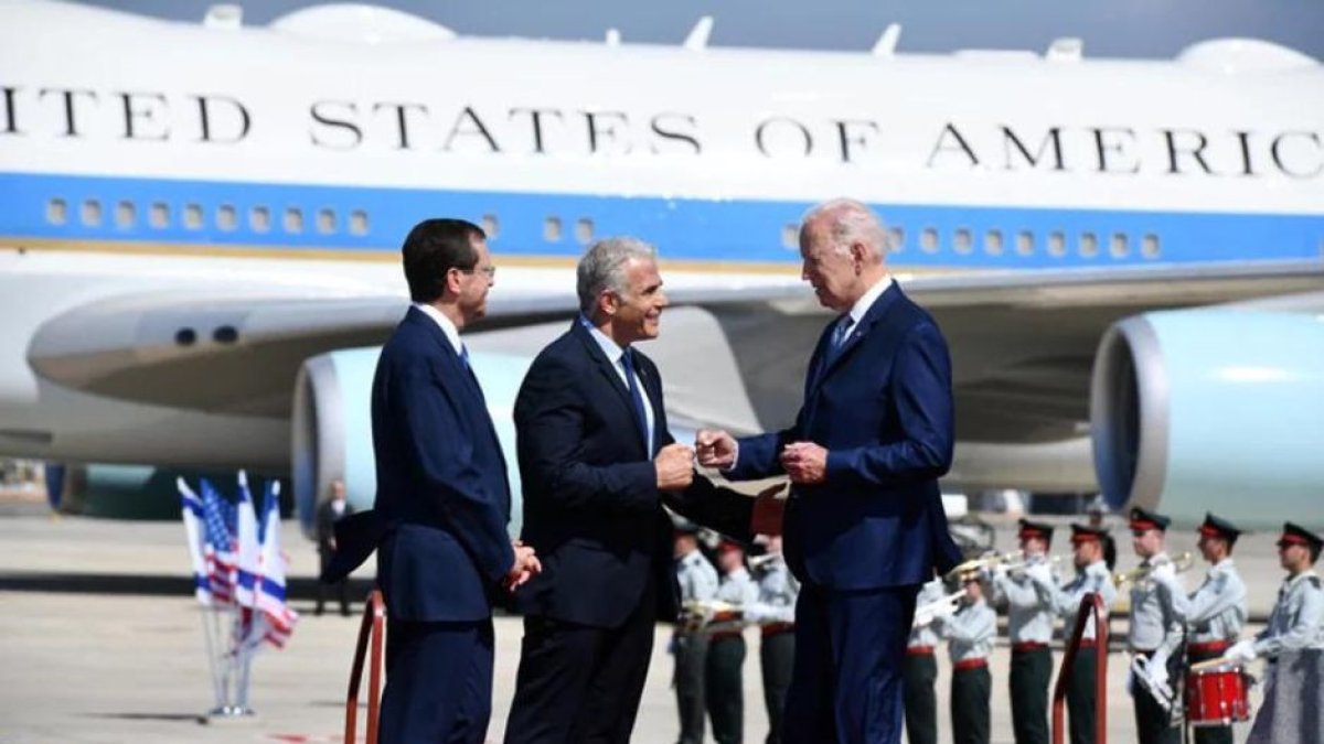 Joe Biden visita Israel en 2022