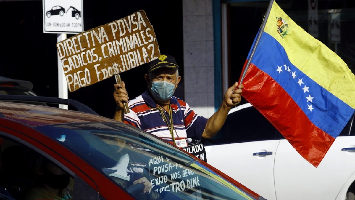 Protestas en Venezuela hacia PdVSA / Cordon Press.