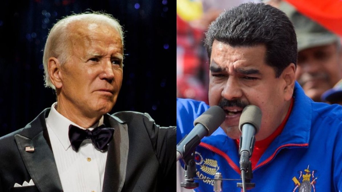 Joe Biden, presidente EEUU / Nicolás Maduro, dictador Venezuela